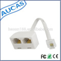 Telefone RJ45 divisor / linha telefônica Splitters / RJ11 Splitter ADSL